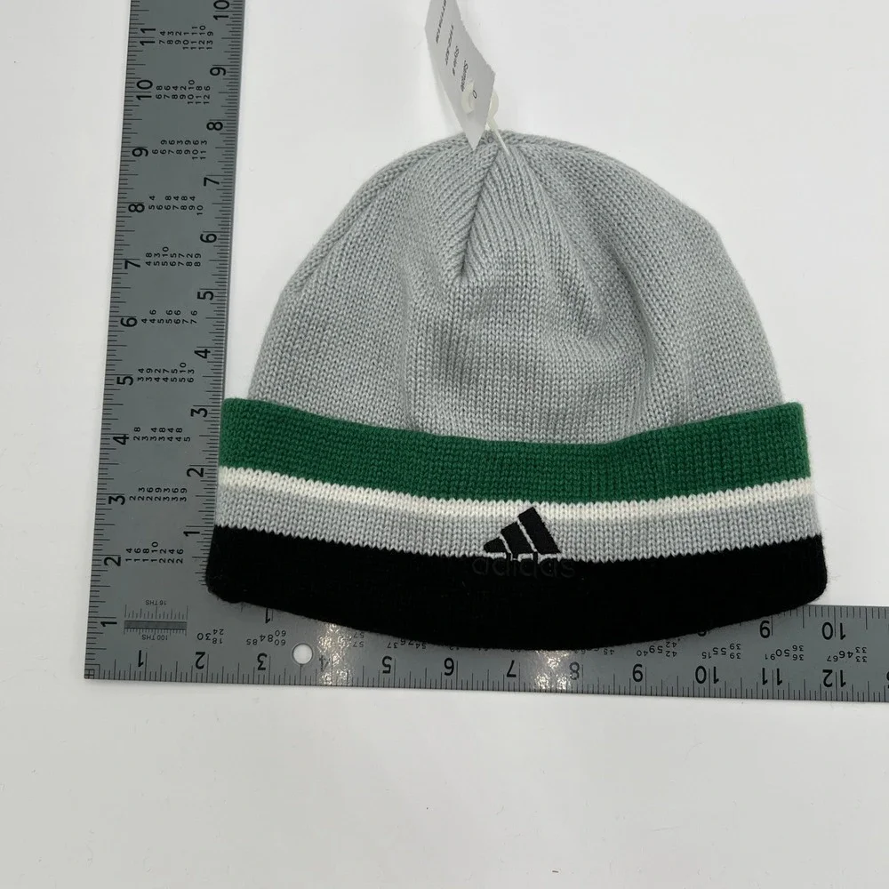 Adidas Dallas Stars NHL Cuffed Beanie Grey Green Black NEW